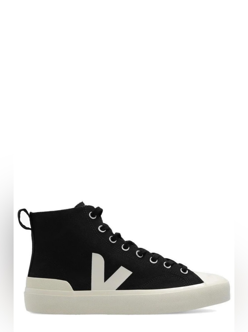 Veja Wata II High-Top Lace-Up High Top Sneakers 9 Black And White